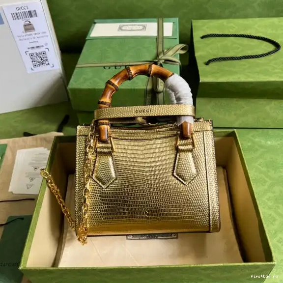 Firstbag ru bag mini Gucci lizard Diana 0602